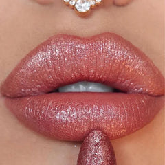 Glitter Metallic Lipstick – Waterproof & Long-Lasting Pearlescent Shine - Himpall