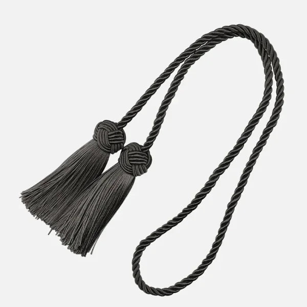 Gold Tassel Curtain Tieback - Elegant Rope Holder for Blackout Curtains