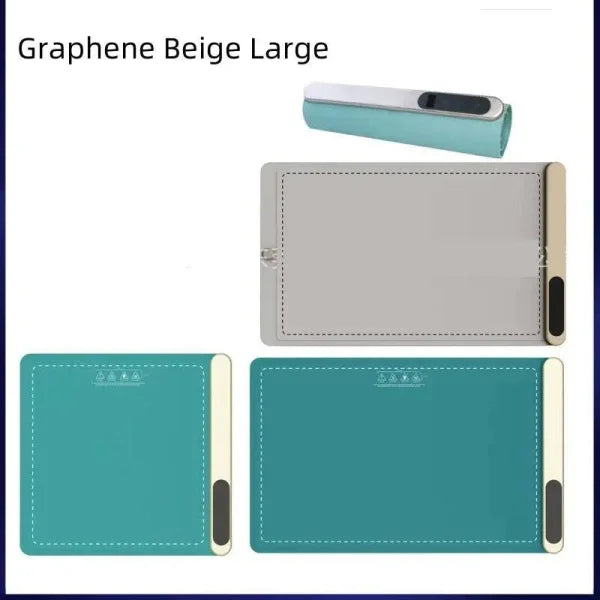 Graphene Beige Electric Warming Tray for Effortless Food Heating - Himpall