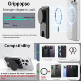 Grippopso Universal Magnetic Wallet and Expanding Phone Grip Holder