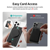 Grippopso Universal Magnetic Wallet and Expanding Phone Grip Holder
