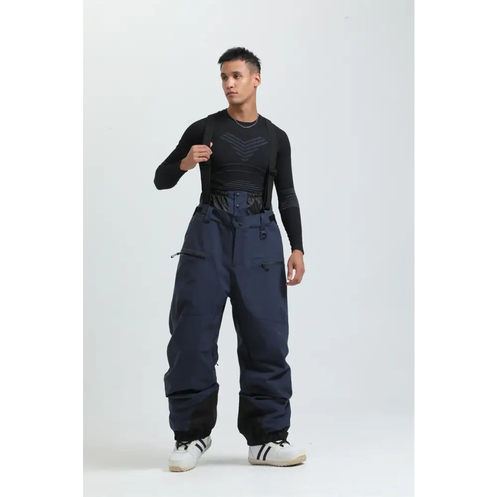 Gsou Outdoor Sport Mountain Female Ski Pants Winter Waterproof Men Women Snowboard Overalls Suspender Snowpants Warmth