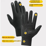 GTUBIKE Cycling & Motorbike Gloves – Warm Waterproof Autumn/Winter Gloves for Men & Women Touchscreen Compatible
