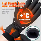 GTUBIKE Winter Gloves – Thickened Waterproof Cold-Resistant Gloves for Cycling Skiing & Outdoor Activities Touchscreen