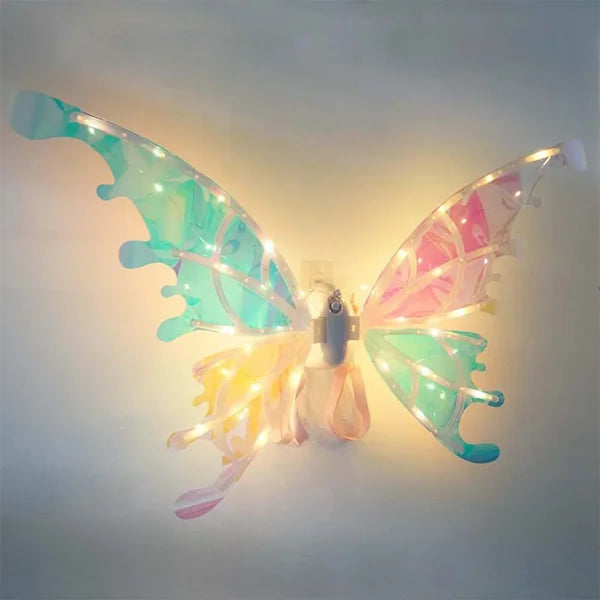 Halloween Electric Butterfly Wings with LED for Kids and Pets - Himpall
