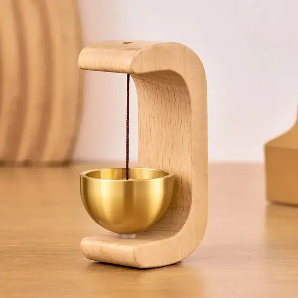 Hanging Decorations Japanese Wooden Wind Chimes Wireless Doorbell Entrance Door Bell Decorative Wind Bell for Home