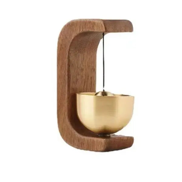 Hanging Decorations Japanese Wooden Wind Chimes Wireless Doorbell Entrance Door Bell Decorative Wind Bell for Home