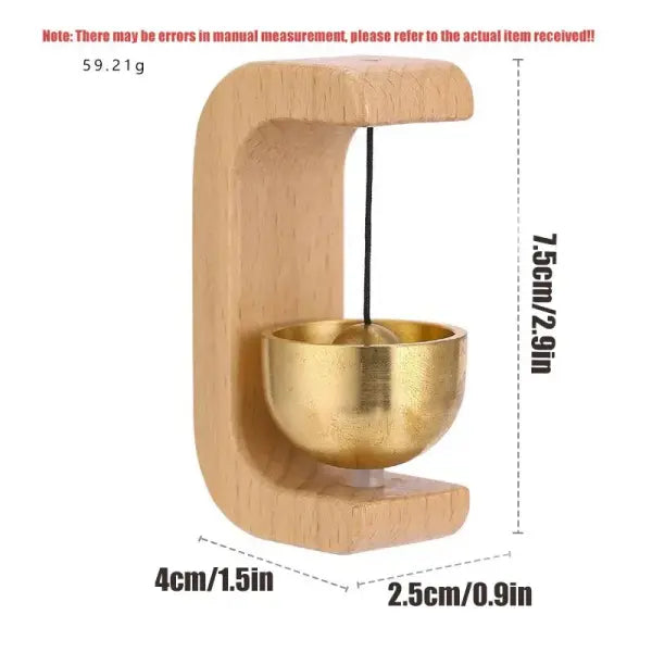 Hanging Decorations Japanese Wooden Wind Chimes Wireless Doorbell Entrance Door Bell Decorative Wind Bell for Home