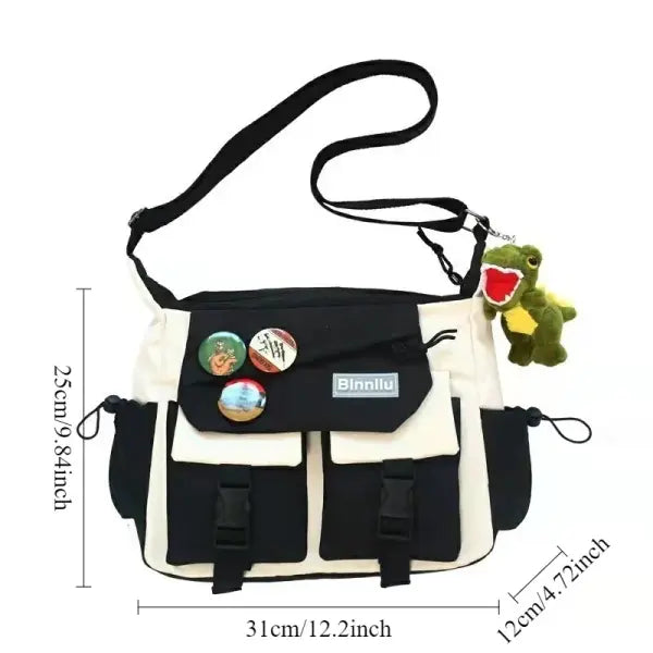 Nylon Crossbody Bag Polyester Lining Casual Daily Wear