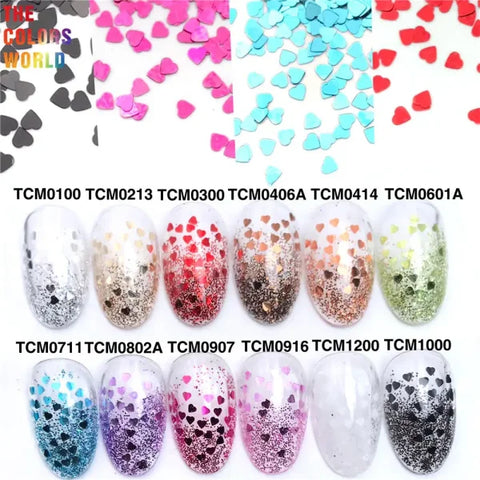 Heart Shape Glitter for Women’s Fashion and Beauty Products