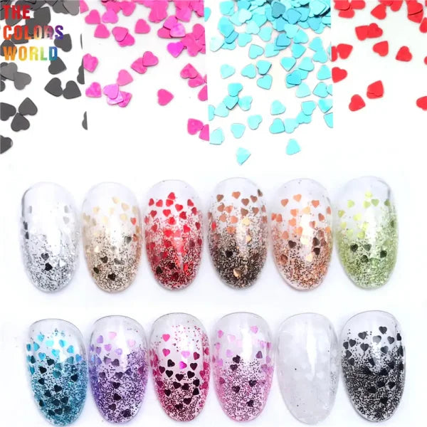 Heart Shape Glitter for Women’s Fashion and Beauty Products
