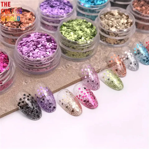 Heart Shape Glitter for Women’s Fashion and Beauty Products