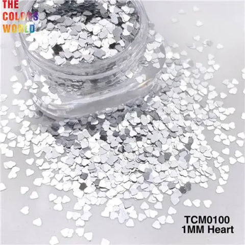 Heart Shape Glitter for Women’s Fashion and Beauty Products - TCM0100 50g
