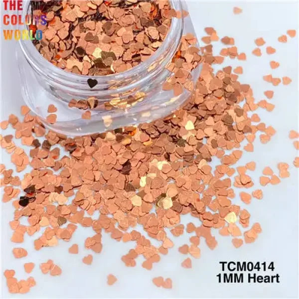 Heart Shape Glitter for Women’s Fashion and Beauty Products - TCM0414 50g