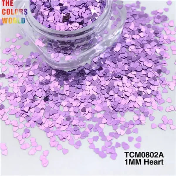 Heart Shape Glitter for Women’s Fashion and Beauty Products - TCM0802A 50g