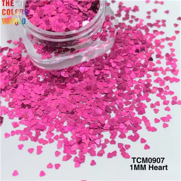 Heart Shape Glitter for Women’s Fashion and Beauty Products - TCM0907 50g