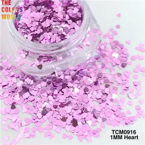 Heart Shape Glitter for Women’s Fashion and Beauty Products - TCM0916 200g
