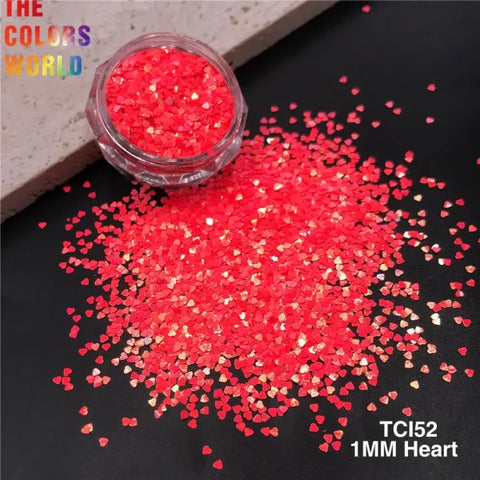 TCOWO Heart Shape Nail Glitter for Women’s Fashion and Beauty Products