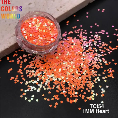 TCOWO Heart Shape Nail Glitter for Women’s Fashion and Beauty Products
