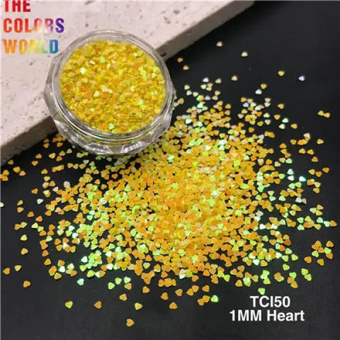 TCOWO Heart Shape Nail Glitter for Women’s Fashion and Beauty Products - TCI50 50g