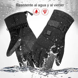 Heated Motorcycle Gloves – Winter Warm Waterproof Gloves Rechargeable Thermal Moto Gloves