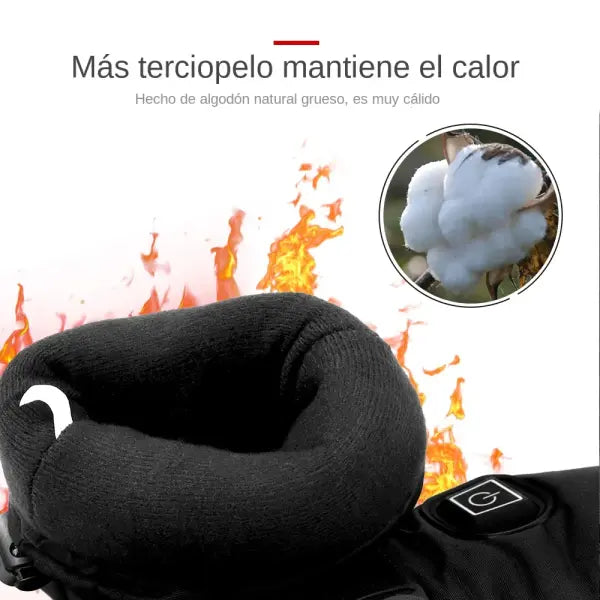 Heated Motorcycle Gloves – Winter Warm Waterproof Gloves Rechargeable Thermal Moto Gloves