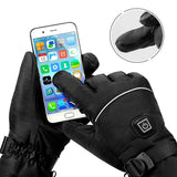 Heated Motorcycle Gloves – Winter Warm Waterproof Gloves Rechargeable Thermal Moto Gloves