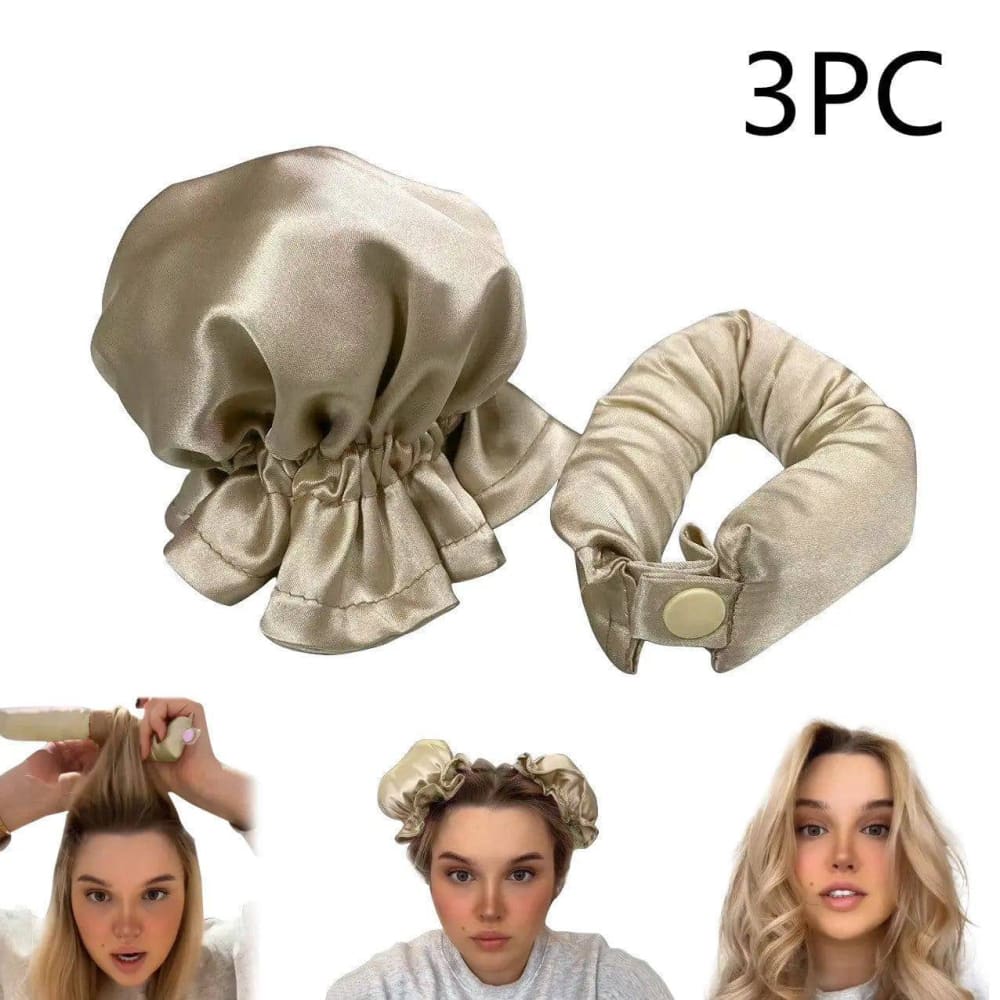 Heatless Curls - Beige 3PC