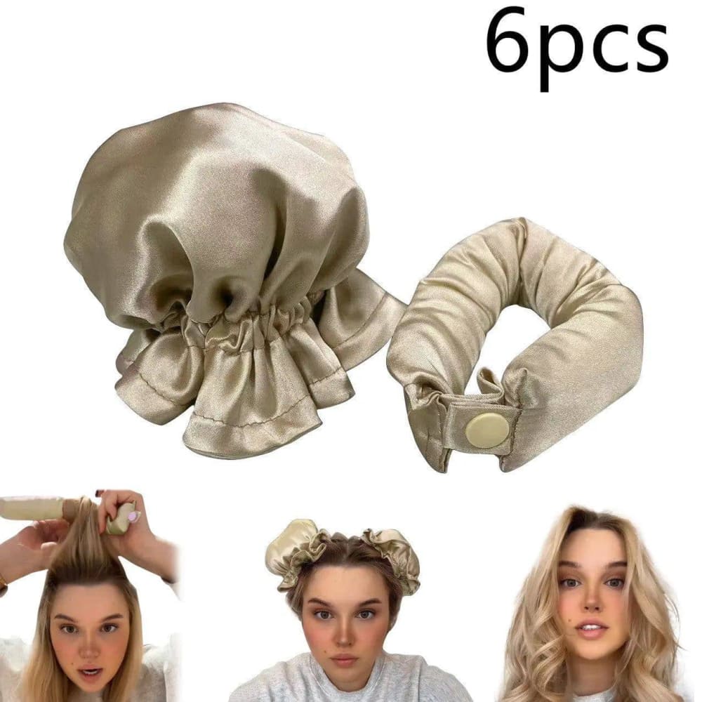 Heatless Curls - Beige 6pcs