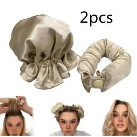 Heatless Curls - Beige2pcs