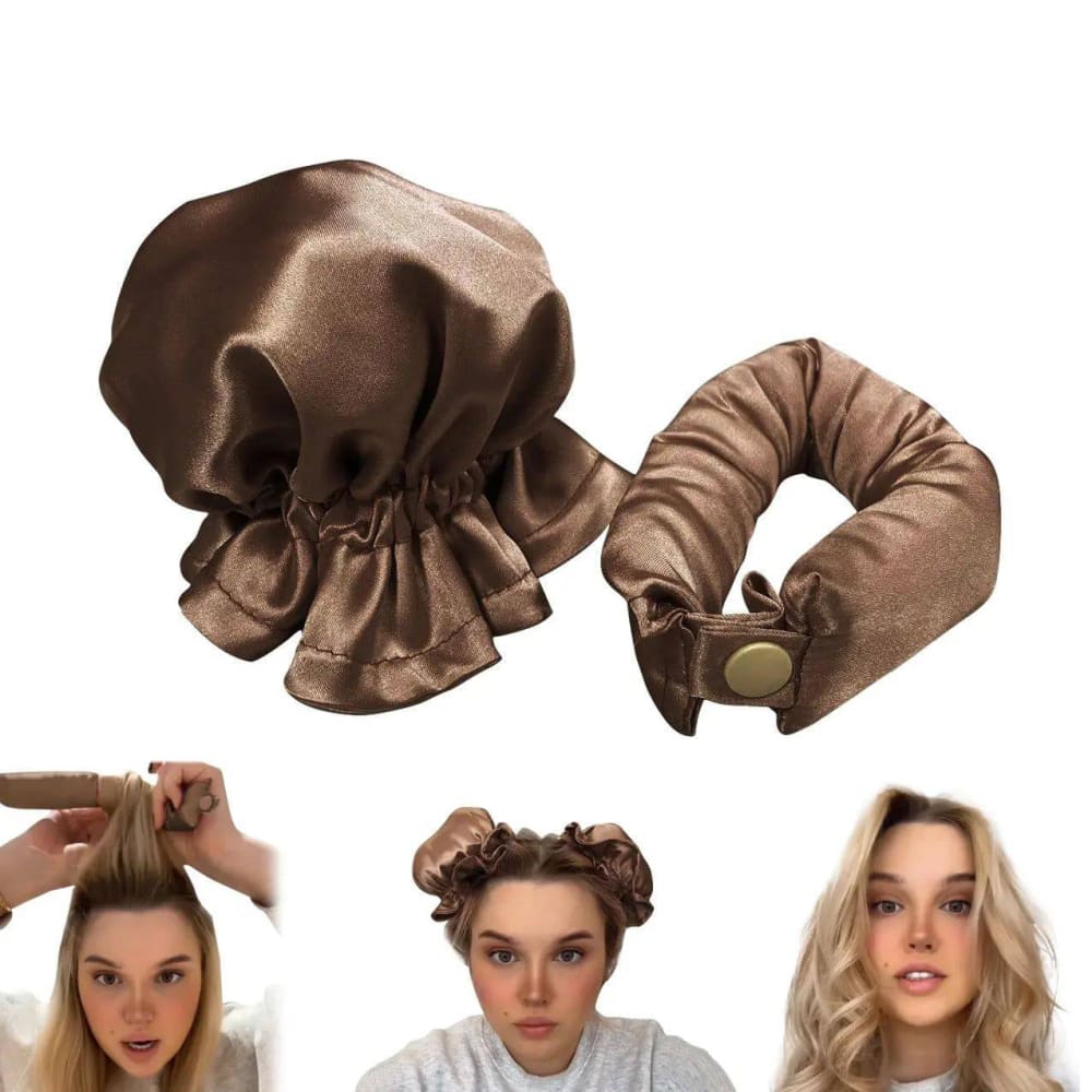 Heatless Curls - Brown