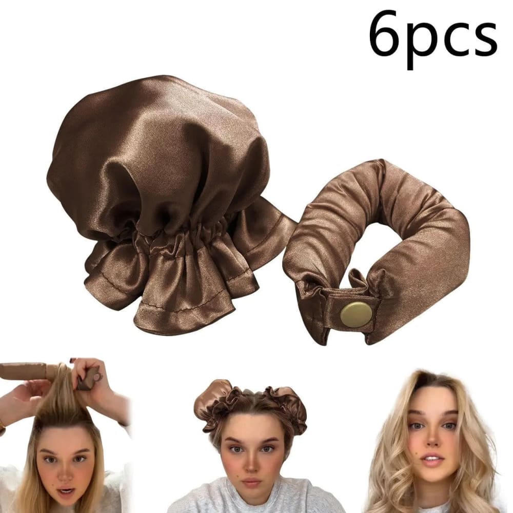 Heatless Curls - Brown 4pcs