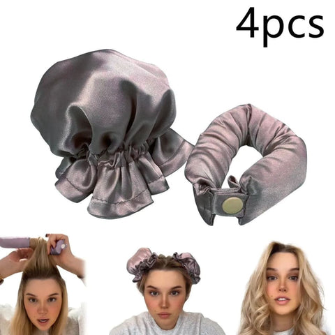 Heatless Curls - Dirty pink 4pcs