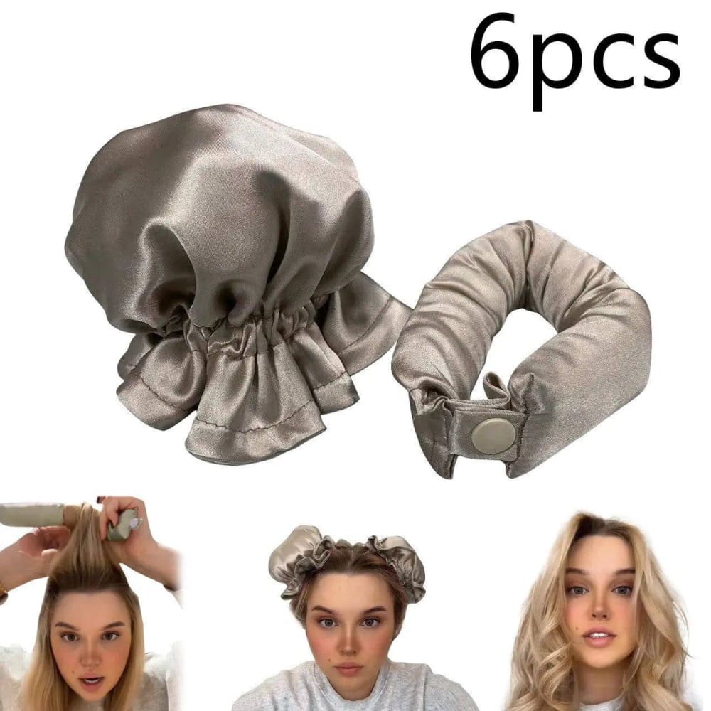 Heatless Curls - Gold 6pcs