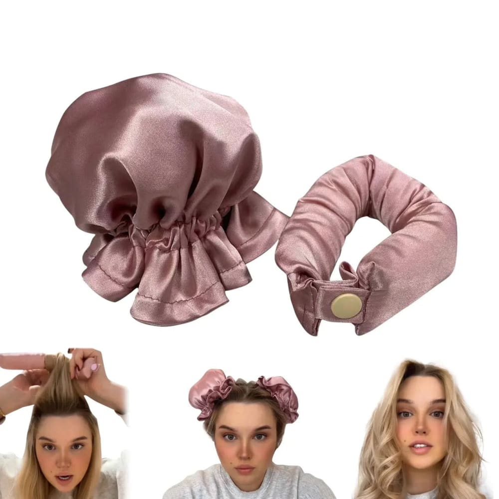 Heatless Curls - Pink