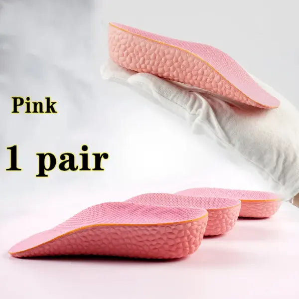 Height Increase Insoles Men Women Shoes Flat Feet Arch Support Orthopedic Insoles Sneakers Heel Lift Memory Foam Soft