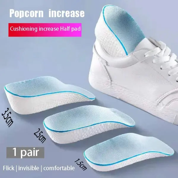 Height Increase Memory Foam Insoles 1.5-3.5CM Invisible Heel Lift
