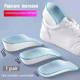 Height Increase Memory Foam Insoles 1.5-3.5CM Invisible Heel Lift