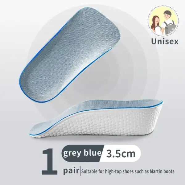 Height Increase Memory Foam Insoles 1.5-3.5CM Invisible Heel Lift - Height 3.5cm