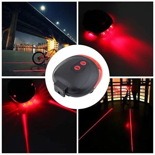 High Brightness Bicycle LED Lights for Enhanced Visibility and Safety - Red Tail Light