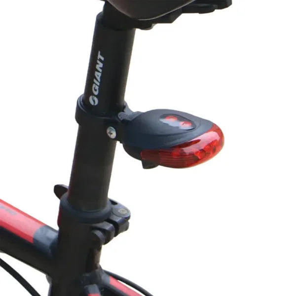 High Brightness Bicycle LED Lights for Enhanced Visibility and Safety - Red Tail Light