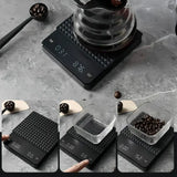 High-precision Electronic Coffee Scale with Waterproof Pad LED Display USB Timing Professional Home Coffee Accessories