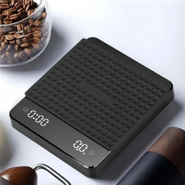 High-precision Electronic Coffee Scale with Waterproof Pad LED Display USB Timing Professional Home Coffee Accessories