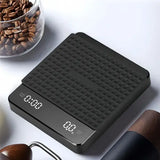 High-precision Electronic Coffee Scale with Waterproof Pad LED Display USB Timing Professional Home Coffee Accessories