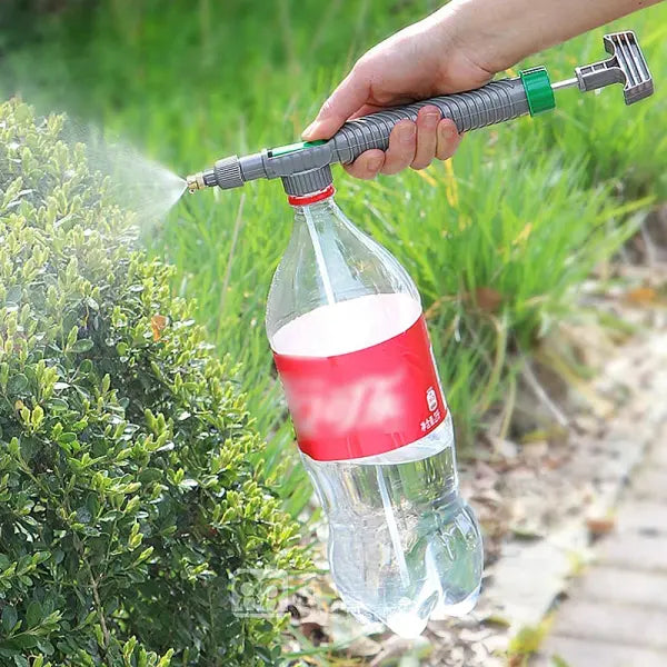 High Pressure Air Pump Manual Sprayer Adjustable Drink Bottle Spray Head Nozzle Garden Watering Tool Sprayer