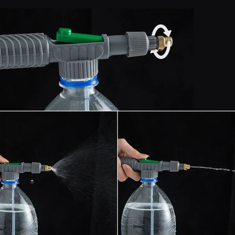 High Pressure Manual Air Pump Sprayer – Adjustable Nozzle Spray Head for Garden & Agriculture Watering - Himpall