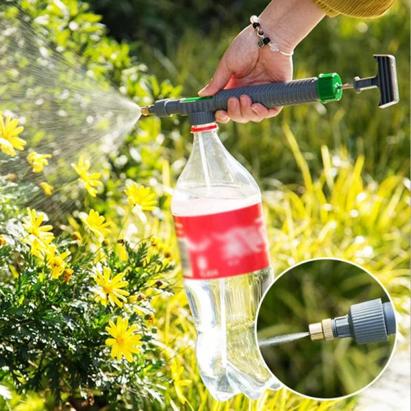 High Pressure Manual Air Pump Sprayer – Adjustable Nozzle Spray Head for Garden & Agriculture Watering - Himpall