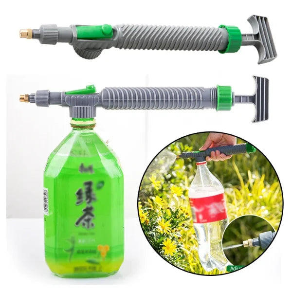 High Pressure Manual Air Pump Sprayer – Adjustable Nozzle Spray Head for Garden & Agriculture Watering - Himpall