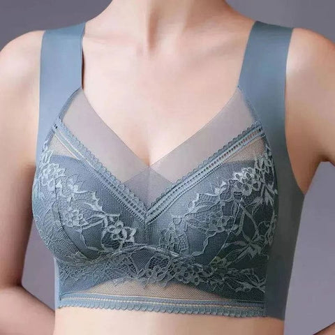 High-Quality Lace Ladies Underwear: Comfortable No Steel Fixed Cups