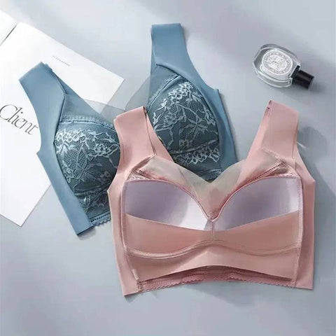 High-Quality Lace Ladies Underwear: Comfortable No Steel Fixed Cups